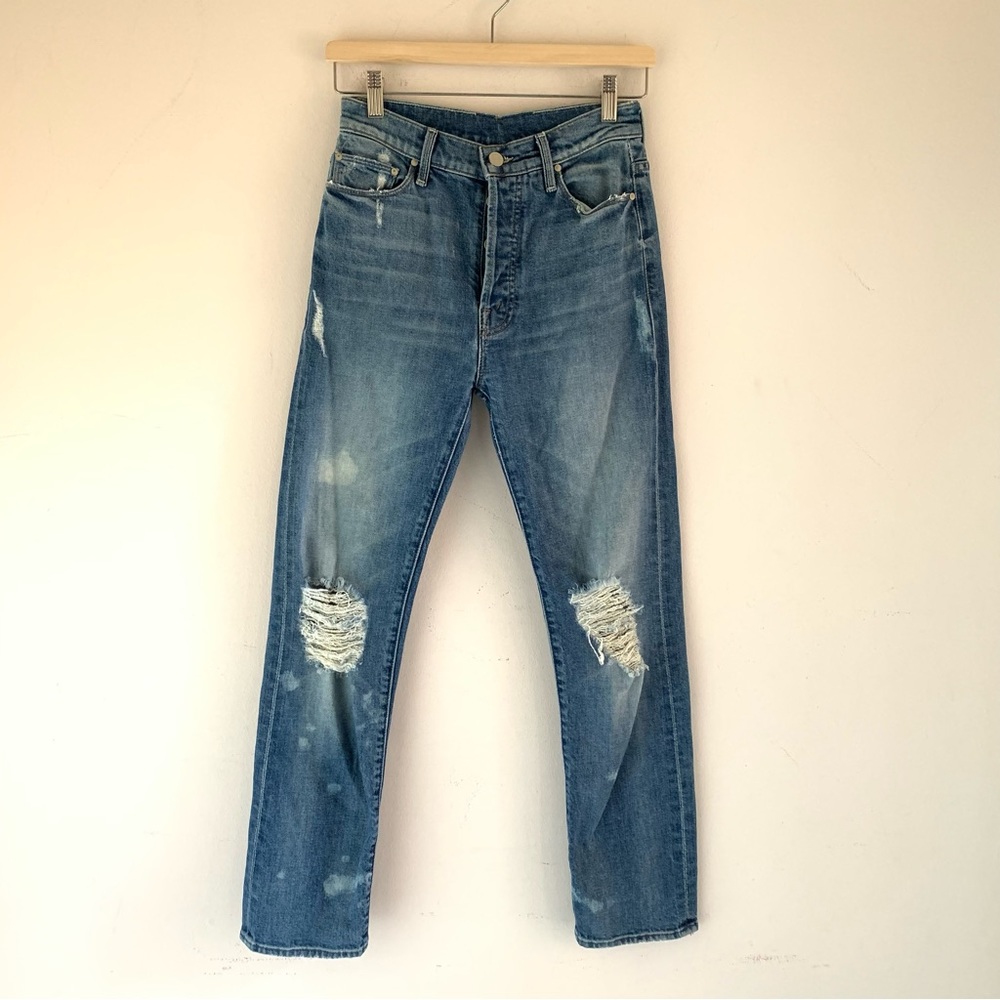 Mother Vagabond Distressed Jeans